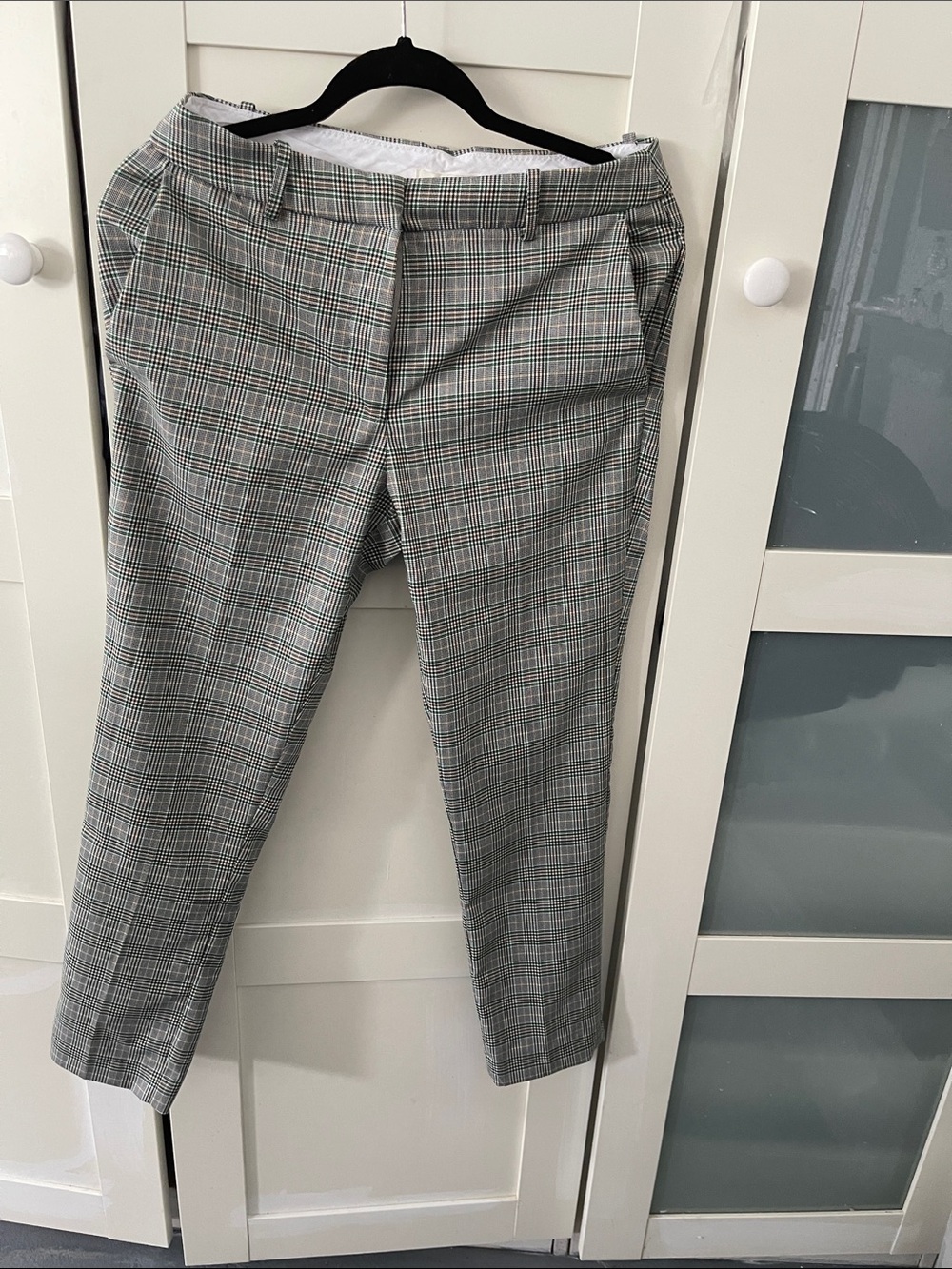 H&M Gray Glen Plaid Men's Dress Pants